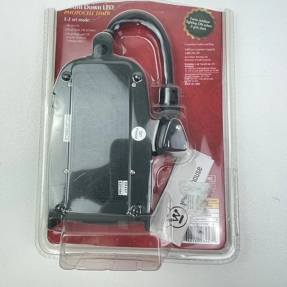 Westinghouse Holiday Countdown Photocell Timer Outdoor Automatic Lighting
